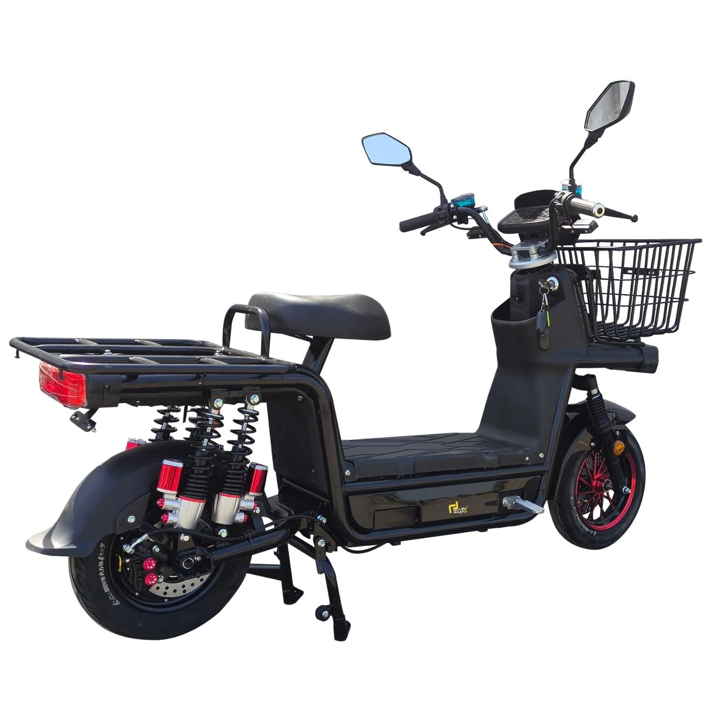 EOX E4 Plus Low Speed Electric Loader Scooter Non RTO, 300Kg Weight Capacity, Portable Charger