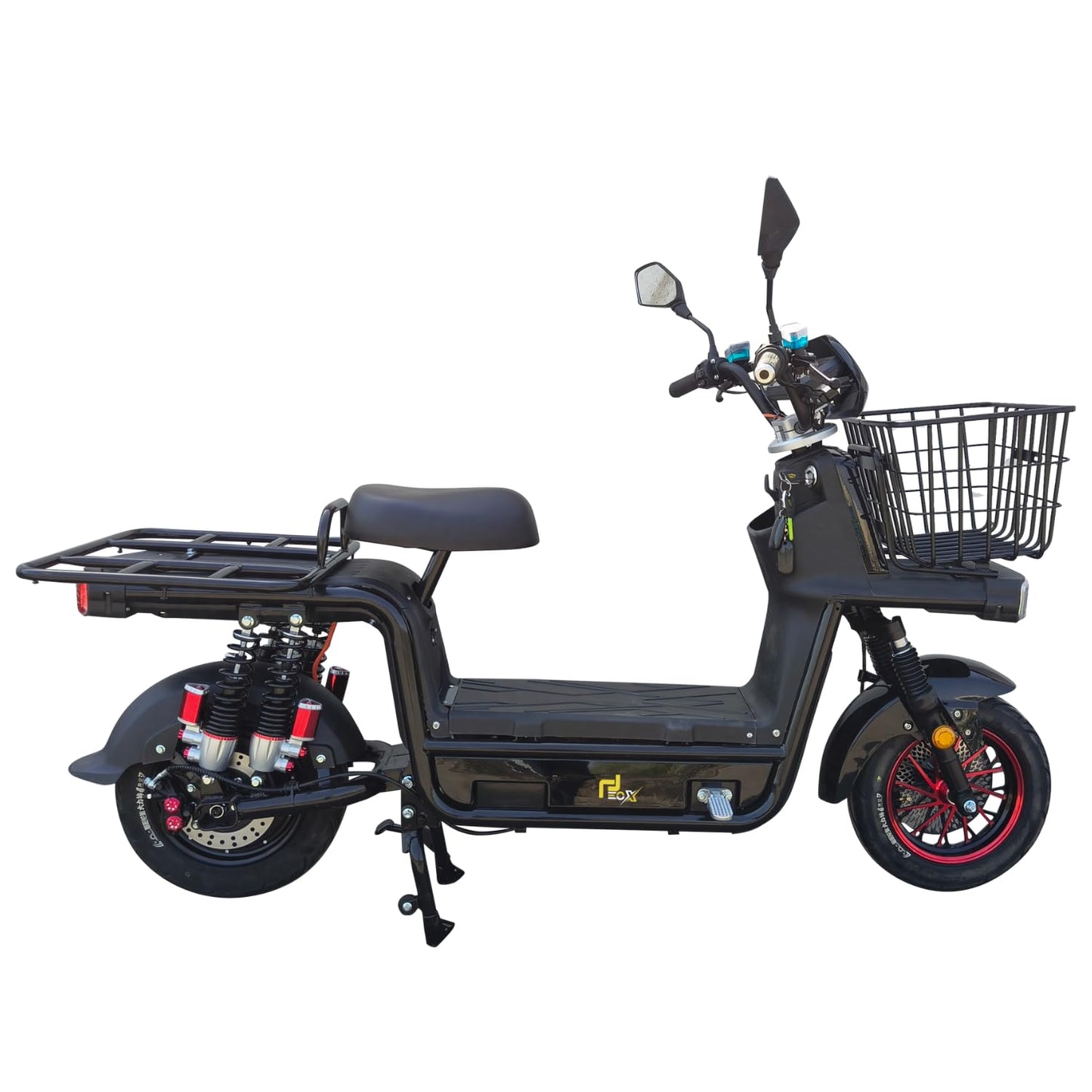 EOX E4 Plus Low Speed Electric Loader Scooter Non RTO, 300Kg Weight Capacity, Portable Charger