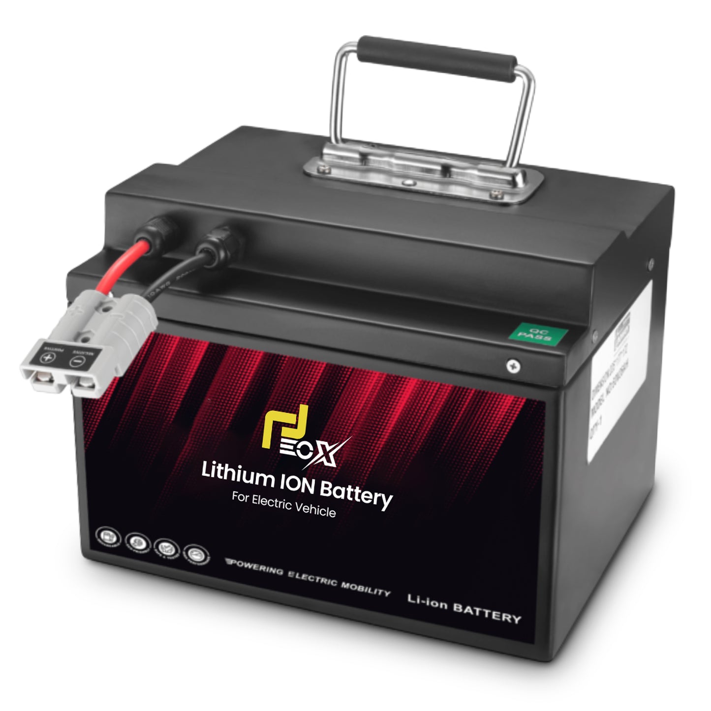 EOX 48V 30 AH Lithium-Ion Battery Compatible with All Non-RTO Electric Scooters - Portable, Long Lasting, Lightweight, Fast Charging EV Battery with Upto 70KM Range