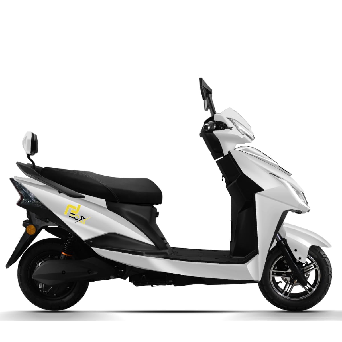 EOX E2 Non RTO Low Speed Electric Scooter with 60-80Km Range  Portable Lithium Battery & Charger with and cruise confidently with a top speed of 25 km/h.