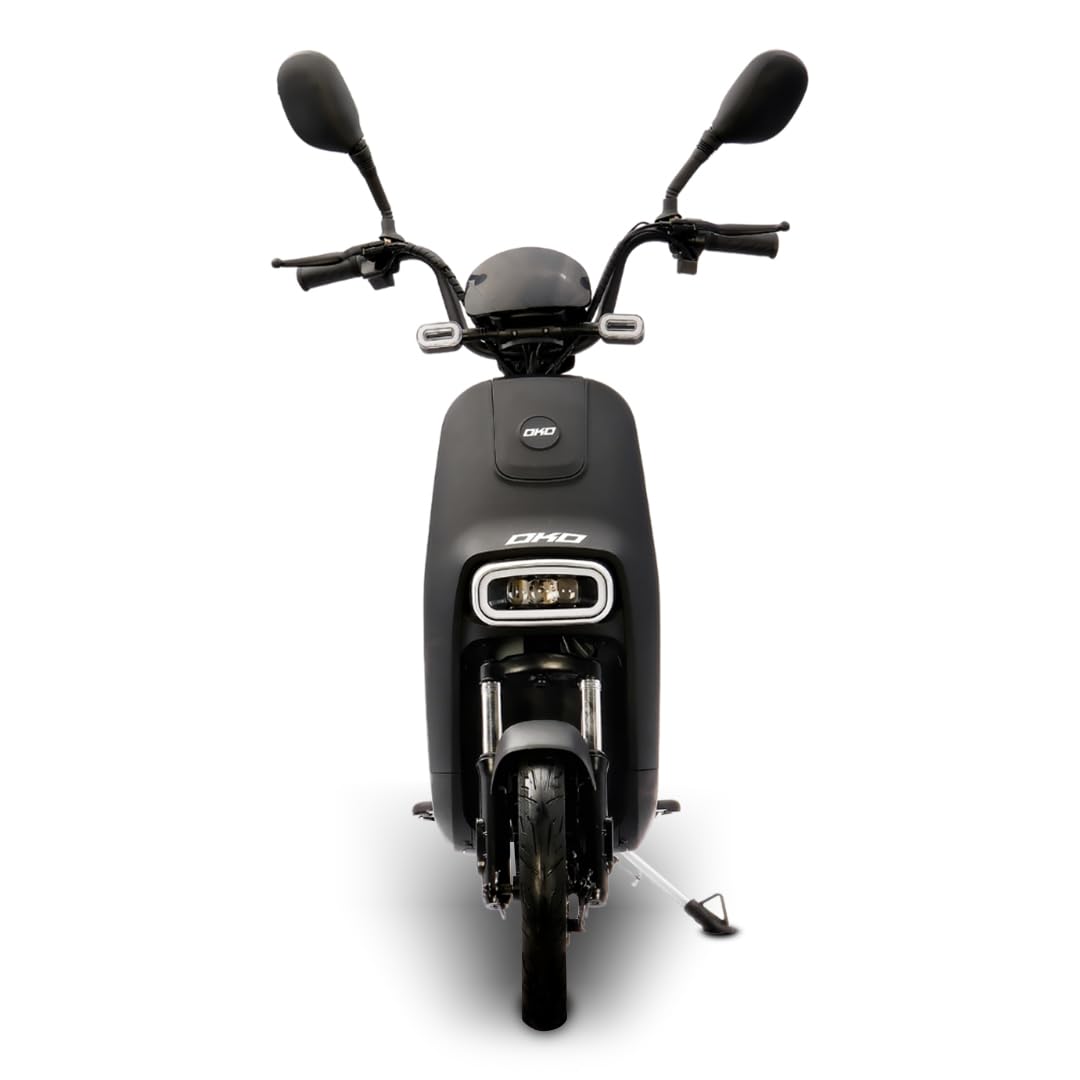 EOX OKO Non RTO Low Speed Electric Scooter  with 50-60Km Mileage, Portable 48V Lithium Battery & Charger