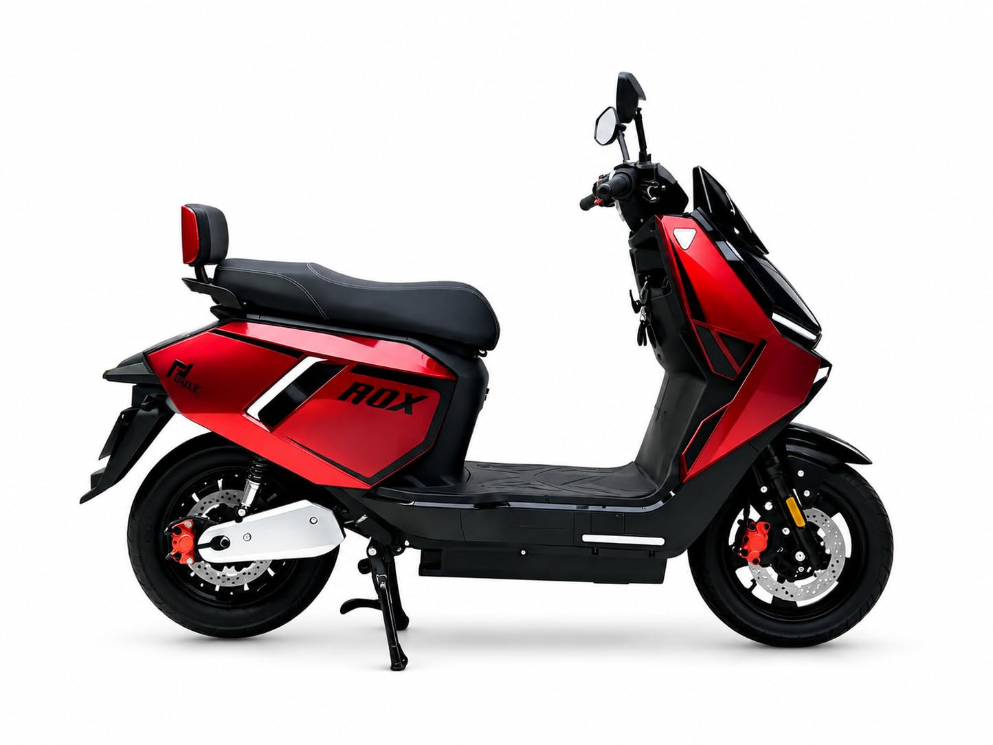 EOX® ROX Electric Scooter for Adults | 48V Removable Lithium Battery | 50-60 km Long-Range Ride | Lightweight Non-RTO E-Scooter (Sports RED)