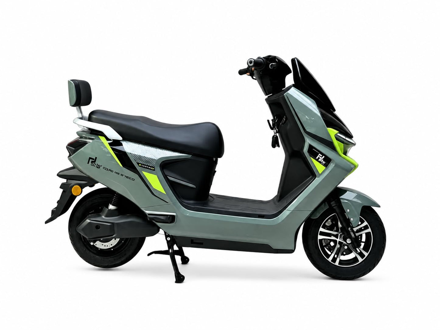 EOX® DRIFTER Electric Scooter for Adults | 48V Removable Lithium Battery | 50-70 km Long-Range Ride | Lightweight Non-RTO E-Scooter | 180 kgs Weight Capacity (OLIVE BLAST)