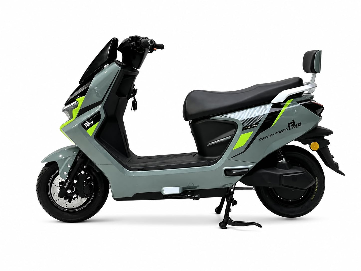 EOX® DRIFTER Electric Scooter for Adults | 48V Removable Lithium Battery | 50-70 km Long-Range Ride | Lightweight Non-RTO E-Scooter | 180 kgs Weight Capacity (OLIVE BLAST)