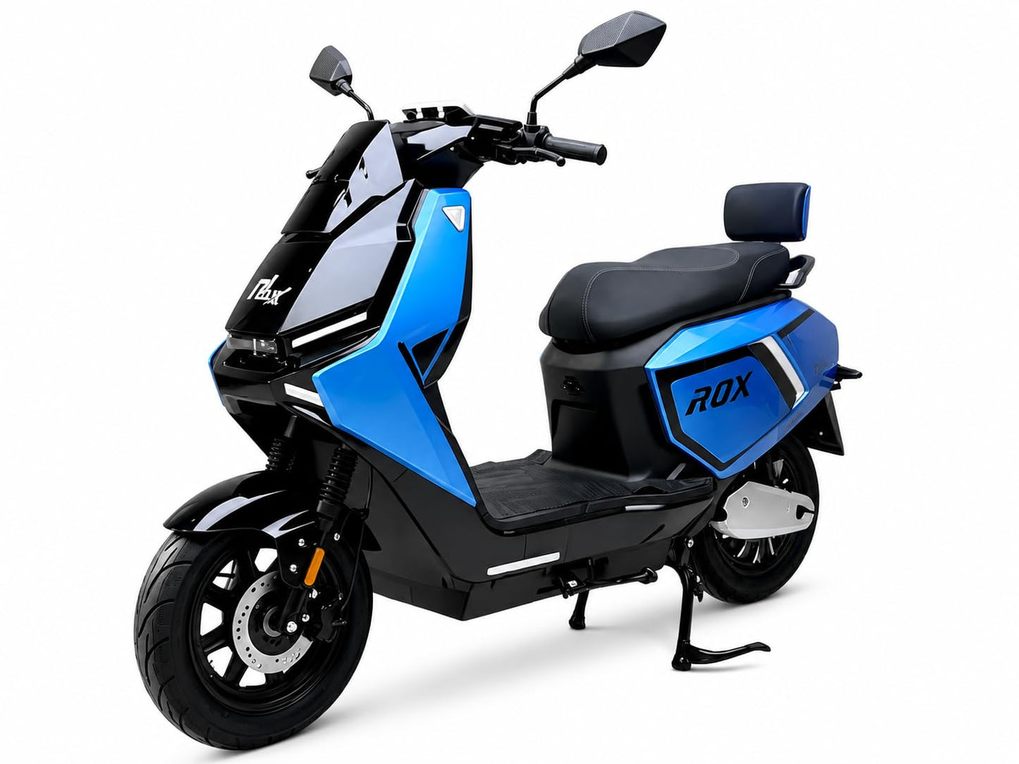EOX® ROX Electric Scooter for Adults | 48V Removable Lithium Battery | 50-60 km Long-Range Ride | Lightweight Non-RTO E-Scooter (SPORTS BLUE)
