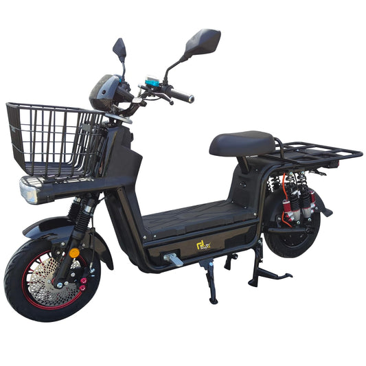 EOX E4 Plus Electric Cargo Scooter – 80 km Range, 25 km/h, Durable‑Load Platform