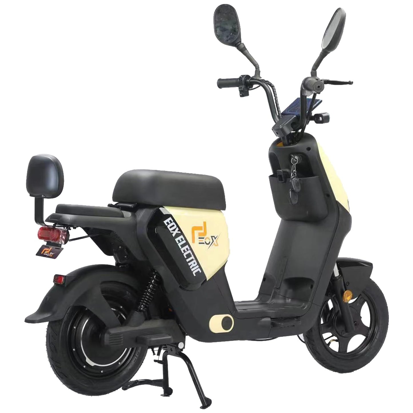 EOX OLO Non RTO  Low Speed Electric Scooter  with 45Km Mileage, P Portable Lithium Battery & Charger