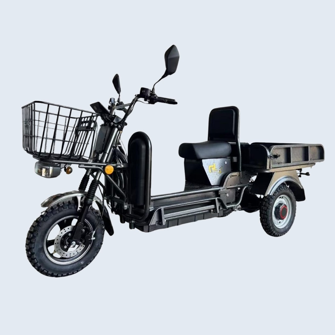 EOX E-Horse Non RTO Low Speed 3 Wheeler Electric Loader Scooter  600Kg Weight Capacity,  Portable Lithium Battery & Charger